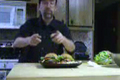 No Meat Hamburger Part 3: Grilling Mushroom Patty And Macaroni Salad